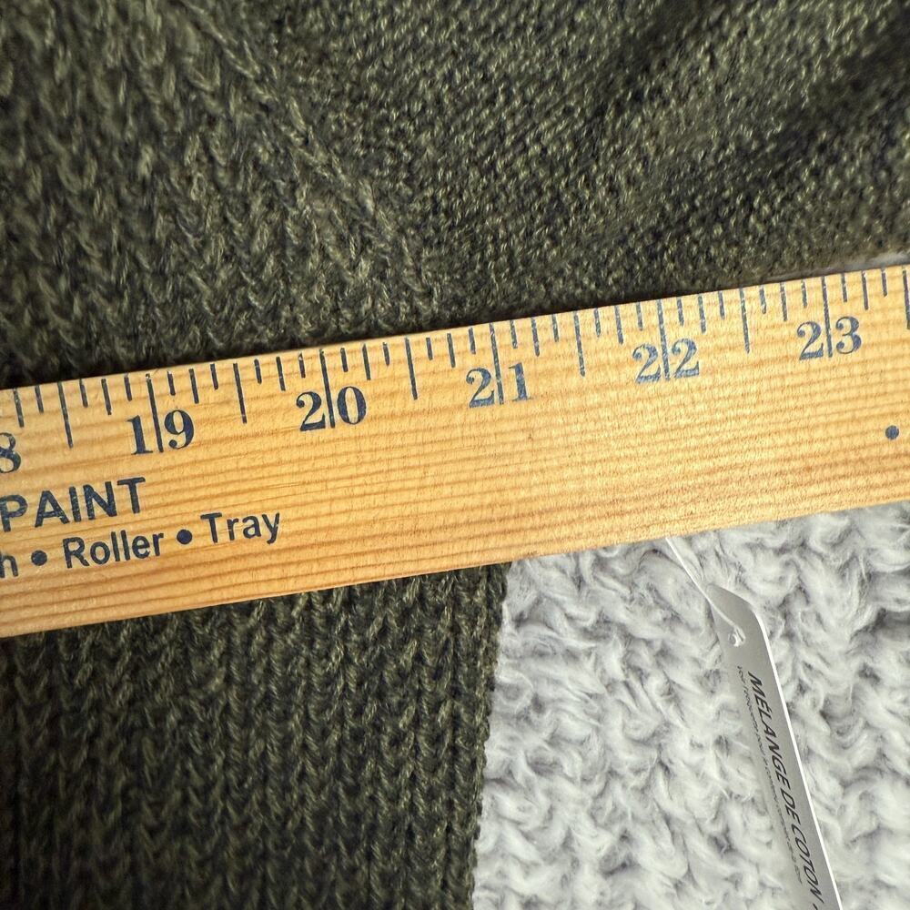 RDI Cardigan Burnt Olive Twist Olive Green Brown Sweater Size Medium Oversized - Picture 7 of 9